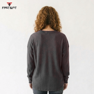 Suéter Unisex de Lana/Cachemira para Otoño, Mangas Largas, Logotipo Personalizado, Transpirable, Estilo Casual para Hombre y Mujer - Product Image 5