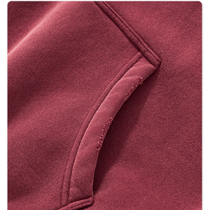 Premium Heavyweight 400g 100% Cotton <b>Fleece</b> Men's Plus Size <b>Hoodies</b> with Custom Printed Logo Eco-Friendly OEM Service - Product Image 5
