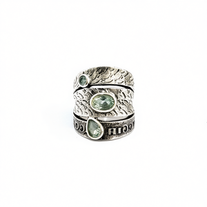 Bague de mode en topaze bleue 11,2 grammes - Product Image 2