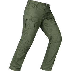 Pantalones de senderismo para hombre, impermeables, elásticos, casuales, tácticos, con múltiples bolsillos, para senderismo, trabajo, jogging, talla grande. - Product Image 1