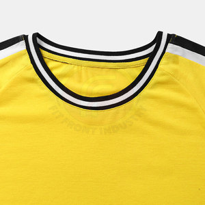 Nouvel Arrivage T-shirt Homme Doux 100% Coton Tricoté Uni Lavé Coupe Classique Respirant Écologique Col Rond Manches Courtes Quotidien - Product Image 3