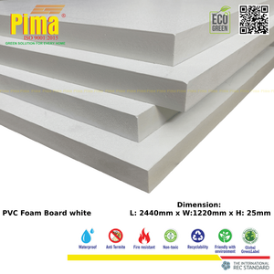 15mm de espesor blanco WPC hoja de tablero de espuma de PVC 0,6G/cm3 densidad no tóxico Celuka paneles para publicidad - Product Image 3