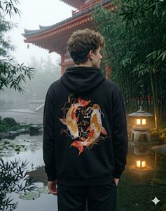 Sialkot Made Pullover Hoodie Heavyweight <b>Drop</b> Shoulder Blank Streetwear Sweatshirt High Density <b>Back</b> Graphic Placement - Product Image 4