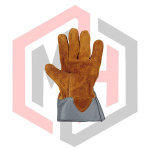 ถุงมือช่างริเกอร์เสริมแรง ฝ่ามือหนัง กันลื่น ป้องกันไฟฟ้าสถิต ทนไฟ ระบายอากาศได้ดี สำหรับงานริเกอร์เพื่อความปลอดภัย - Product Image 2