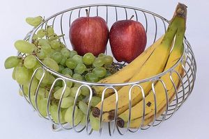 Heavy Stainless Steel <b>Vegetable</b> Fruit Bowl <b>Basket</b> Durable Rust Resistant Kitchen <b>Storage</b> Organizer - Product Image 2
