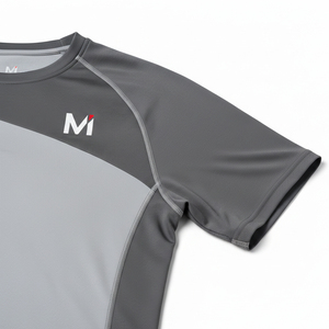 T-shirt de compression sublimé à motifs inaltérables, vêtement de sport haute performance en Spandex, coupe ajustée pour la musculation - Product Image 5