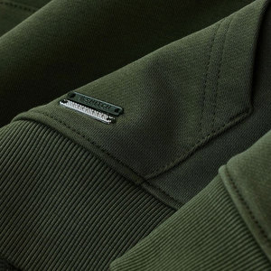 Sweat-shirt à capuche zippé respirant en molleton de coton doux pour garçons et hommes, avec poches, logo personnalisé, idéal pour l'été, vente en gros OEM ODM - Product Image 6