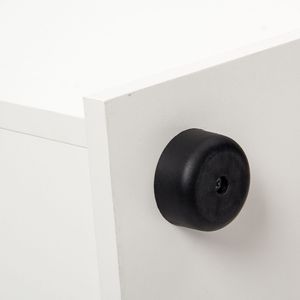 Portabagagli in legno con ascensore bianco - Product Image 3