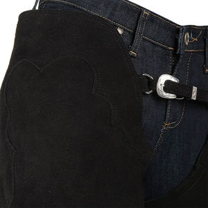 Motorcycle Leather <b>Chaps</b> for Men Biker Breathable Windproof Anti-UV <b>Waterproof</b> Premium Quality Fully Lined Protective INTRAX - Product Image 5