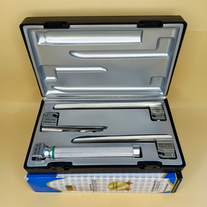 Laryngoscope à lame Miller en acier, manuel, à fibre optique, pour enfants, qualité supérieure, classe I, garantie 1 an, certifié CE ISO13485 ENT - Product Image 6