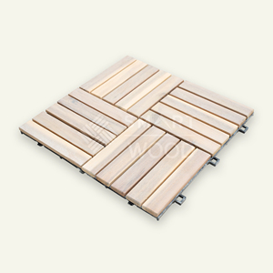SMARTWOOD Dalles de terrasse en bois d'acacia naturel premium, antidérapantes, pour extérieur, fournisseur direct en gros - Product Image 4