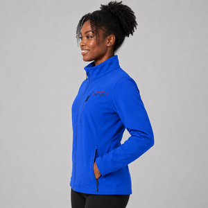 Veste softshell pour femme, très vendue, logo personnalisé, coupe-vent, résistante à l'eau, respirante, veste softshell décontractée pour l'extérieur pour femme - Product Image 2
