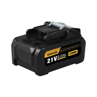 Paket Baterai Lithium Ion 18V 6Ah Isi Ulang untuk Bor Tanpa Kabel, Impact Driver, Peralatan Tenaga, Pemasok OEM ODM