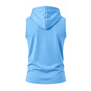 Mens <b>Sleeveless</b> <b>Hoodie</b> Casual Gym Tank Top for Fitness and Streetwear - Product Image 2