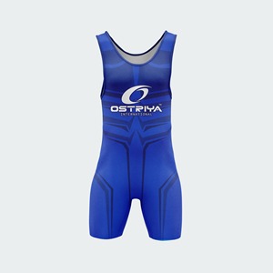 Combinaisons de lutte pour hommes de qualité supérieure, couleur et taille personnalisées, coupe régulière, extensible, en spandex/polyester, performance professionnelle optimale - Product Image 2