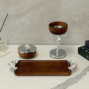 Luxury Arabic Bakhoor Burner Set with <b>Decorative</b> Tray and Incense Storage Jar Modern Mabkhara Set Oud Burner Home Fragrance - Product Image 2