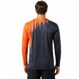 Customize Logo Design Motocross V Neck Jersey Breathable Comfortable Long Sleeve Sportswear <b>Polyester</b> Quick Dry Motocross Jersey - Product Image 6