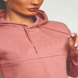 Sweat-shirt à capuche rose pour femme, décontracté, à manches longues, pull-over - Product Image 5