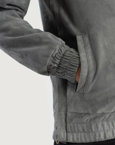 Chaqueta de Forro Polar con Capucha para Mujer, de Alto Rendimiento, Color Gris, de Gamuza, con Cierre de Cremallera, Resistente al Viento, Estilo Utilitario para Otoño, 320 g, 2026 - Product Image 5