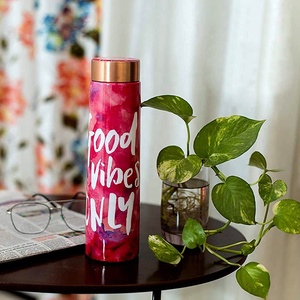 Awesome Printed Healthy Copper Water <b>Bottles</b> Customizable Prints High Demanding Drinkware Health Conscious Metal Durable <b>Bottle</b> - Product Image 2