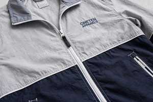 ONETEN APPARELS Ensemble de survêtement 2-en-1 écologique pour femme, veste zippée à col montant et pantalon - Product Image 5