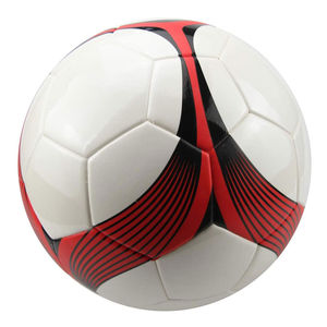 Balón de Fútbol Personalizado Rojo y Negro, Talla 5, Balón de Entrenamiento, Material PU Duradero, Balón Deportivo para Partidos y Prácticas al Aire Libre - Product Image 2