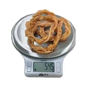 Friandises pour chiens de qualité supérieure OEM Anneaux de tendon de dinde naturels pour chiens Petit diamètre 4CT 7-8.5cm Tendon de dinde d'origine américaine - Product Image 2