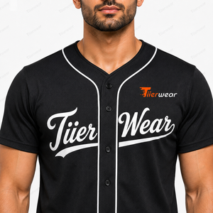 Maillot de baseball pour homme, style batteur, respirant, flexible, haute performance, manches courtes, uniforme d'équipe, athlétique - Product Image 5