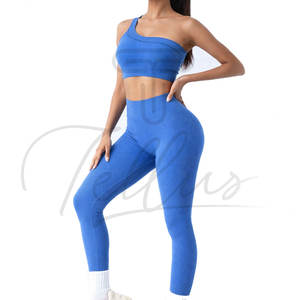 Prix de gros : Ensemble de 5 pièces de shorts et soutien-gorge de yoga à séchage rapide, grandes tailles, pour l'entraînement des femmes - Product Image 5