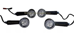 Juego de Intermitentes LED Negros Originales de Primera Calidad, Delanteros y Traseros, para Super Meteor 650 Shotgun 650, Disponibles para la Venta - Product Image 6