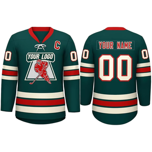 Mejor Jersey de Hockey sobre Hielo Invierno 2026, Logotipo Frontal Personalizado, Servicio OEM, 100% Poliéster Impreso, Tallas Grandes, Secado Rápido - Product Image 4