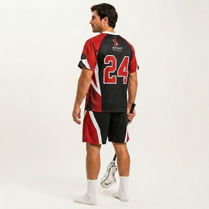 Uniforme de Lacrosse Personalizable, Top 100% Poliéster, Precio Razonable, con Servicio OEM, Oferta en Venta, Uniforme de Lacrosse Transpirable - Product Image 6