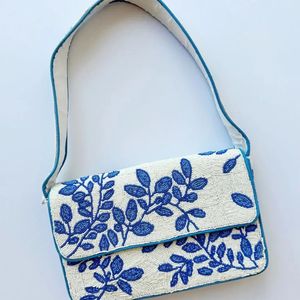 Bolso de Hombro Artesanal con Cuentas, Tipo Clutch Cuadrado, Diseño Cóctel de Limón, Ligero, con Cierre de Cremallera, para Uso Diario, para Mujer - Product Image 4