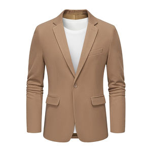 Trajes de Negocios para Hombre de Alta Calidad, Personalizables, de Doble Botonadura, Corte Entallado, Blazers Antiarrugas, Resistentes al Viento, Pantalones de Vestir Casuales para Boda - Product Image 1