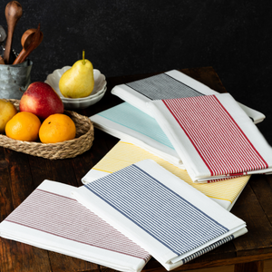 Essuie-tout de cuisine rectangulaire en coton blanc tissé, personnalisable, couleur unie, lavable en machine, ultra doux et absorbant - Product Image 2