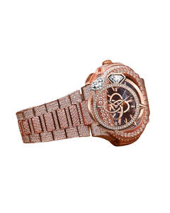 OEM ODM Custom Moissanite <b>Diamond</b> <b>Watch</b> Men Full Pave VVS Stone Wristwatch - Product Image 2