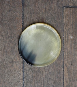 Sous-verres ronds en corne de buffle naturelle, faits à la main, de luxe, résistants à l'huile, antidérapants, accessoires pour boissons, haute qualité - Product Image 6