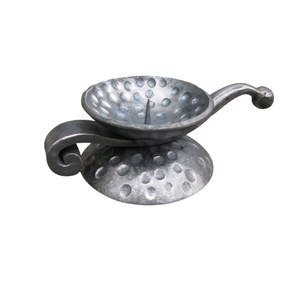 Support à bougie décoratif mural en fer avec finition thermolaquée pour la décoration de la chambre, pour une pièce centrale intérieure. - Product Image 5