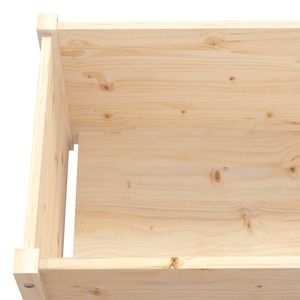 Pots et jardinières en pin massif naturel, durables et de taille moyenne, pour jardin - Product Image 6