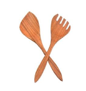 Ensemble de saladiers en bois avec poignée décorative – Nouveauté au meilleur prix - Product Image 1