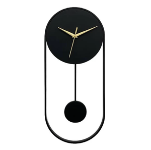 Une horloge murale en métal personnalisée peut servir de point focal saisissant au-dessus des cheminées, des canapés ou des bureaux. - Product Image 4