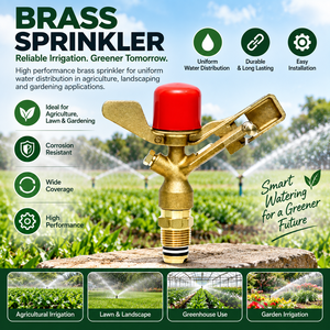 Système d'irrigation par aspersion en laiton de haute qualité, solution d'arrosage efficace pour l'agriculture polyvalente, disponible à la vente - Product Image 1