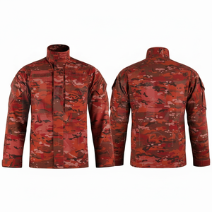 Veste de camouflage légère pour homme, vêtements d'uniforme, veste utilitaire d'extérieur, col montant, vêtements d'entraînement professionnels en plein air - Product Image 4