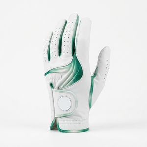 ถุงมือกอล์ฟพรีเมียมอินโดนีเซีย หนังคาเบรตต้า สำหรับมือซ้าย มีช่องสำหรับนิ้ว สัมผัสนุ่ม ผลิตโดยโรงงาน OEM ODM - Product Image 1