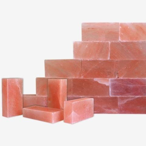 Tuiles de sel de l'Himalaya 20x10x2,5 cm pour la construction de sauna, briques de sel rose rétroéclairées pour mur de sel, prix d'usine - Product Image 2