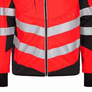 Custom Logo Printed ANSI Class 2 Hi Vis Reflective Waterproof 100% Polyester <b>Construction</b> Safety <b>Jacket</b> Breathable Reflective - Product Image 6
