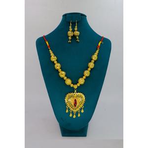 Ensemble collier et boucles d'oreilles en argent ethnique fait main, style français traditionnel pour femmes, pendentif de mode africaine, ensemble collier fait main - Product Image 2
