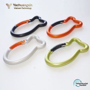 Mosquetón de aluminio con forma de pez grande, creativo y ligero, para montañismo y actividades al aire libre. - Product Image 5