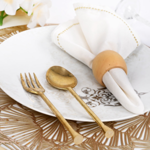 New Arrival Wood Napkin Rings Factory Direct Wholesale Table <b>Tissue</b> Holder Paper Party Decoration for <b>Weddings</b> - Product Image 3