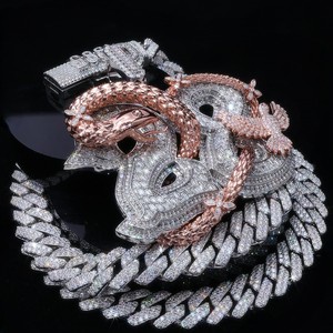 Custom Iced Moissanite Pendant <b>Charms</b> 925 <b>Silver</b> Full Setting Custom Letter Unique Design Personalized Trendy for Certified - Product Image 2